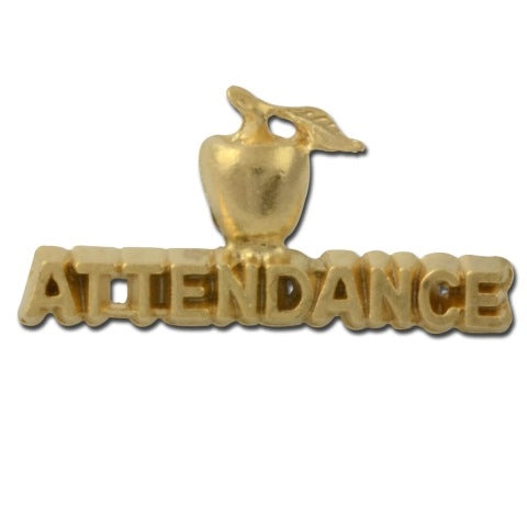 Attendance with Apple Lapel Pin