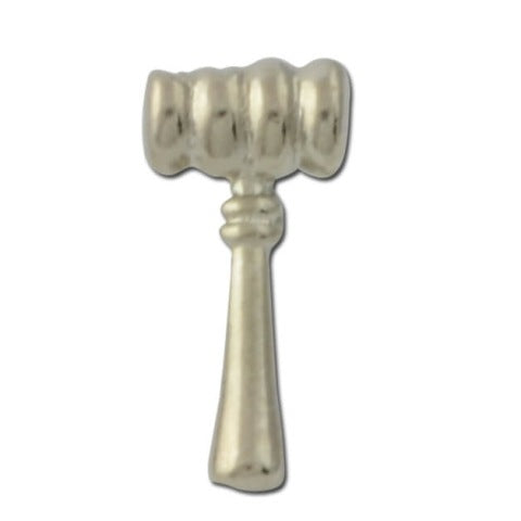 Gavel Lapel Pin