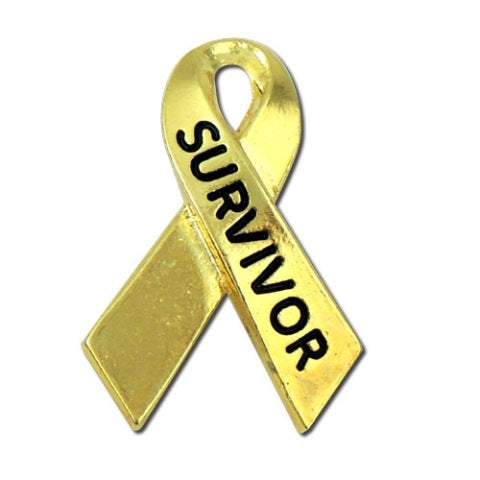 Survivor Ribbon Lapel Pin