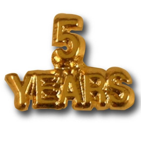 5 YEARS Lapel Pin