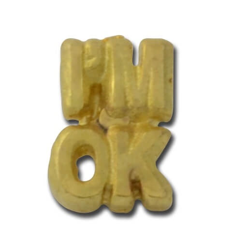 I'M OK Lapel Pin