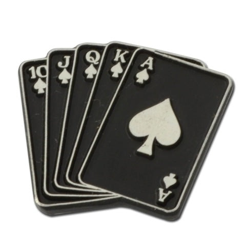 Royal Flush Lapel Pin