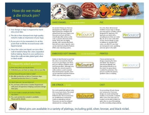 PinSource Sample Card - FREE