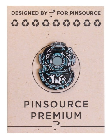 Dive Helmet Pin