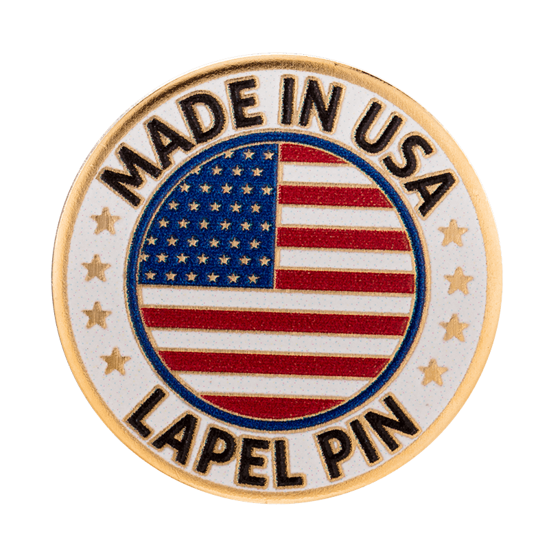 USA Made Lapel Pins, Made in USA Lapel Pins PinSource