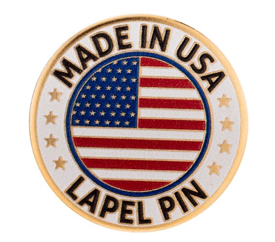 USA Made - Printed Lapel Pins