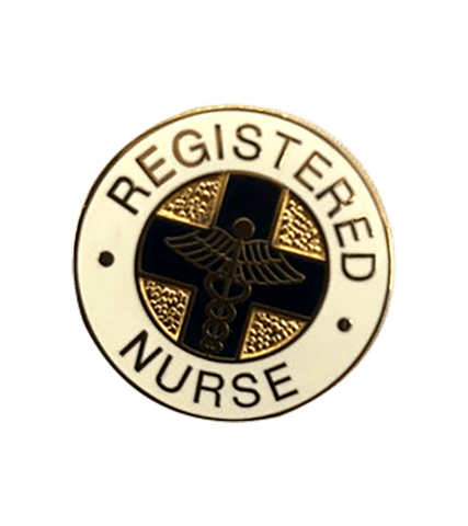 Registered Nurse Badge Lapel Pin