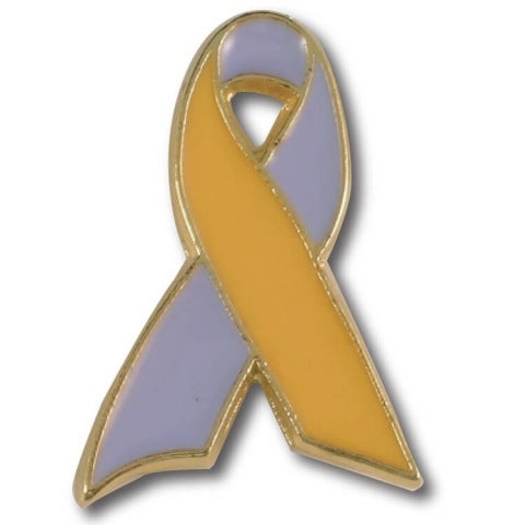 Psoriasis Awareness Ribbon Lapel Pin