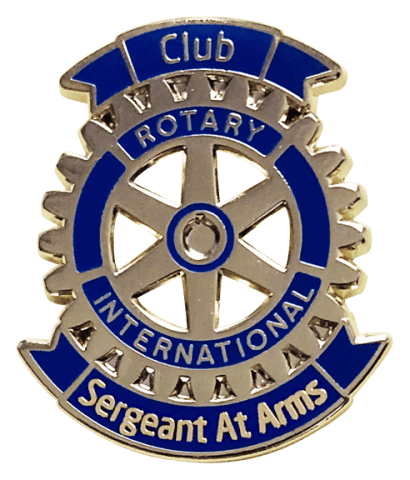 Rotary International - Club Sergeant At Arms Lapel Pin