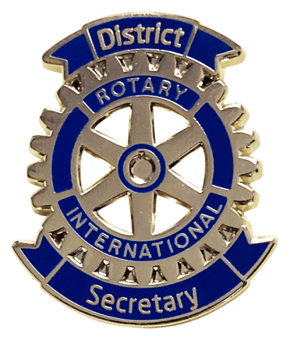 Rotary International - District Secretary Lapel Pin