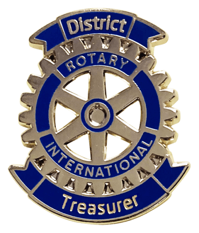 Rotary International - District Treasurer Lapel Pin