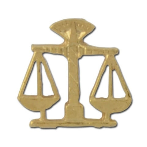 Scales of Justice Lapel Pin – PinSource