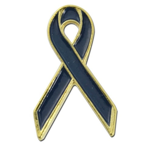 Blue Ribbon Awareness Lapel Pin