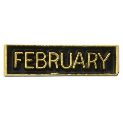 Months Of The Year Lapel Pin