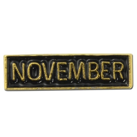 Months Of The Year Lapel Pin