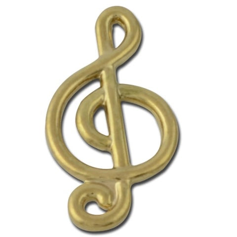 Treble Clef Lapel Pin