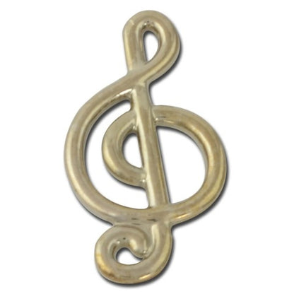 Treble Clef Lapel Pin