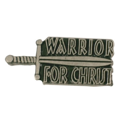 Warrior For Christ Lapel Pin