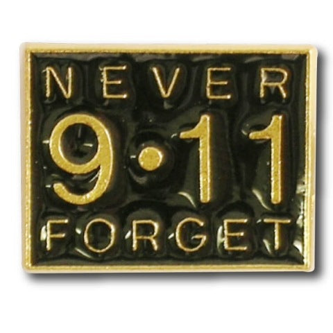 9-11 Never Forget Lapel Pin