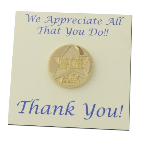 EMPLOYEE OF THE MONTH Lapel Pin