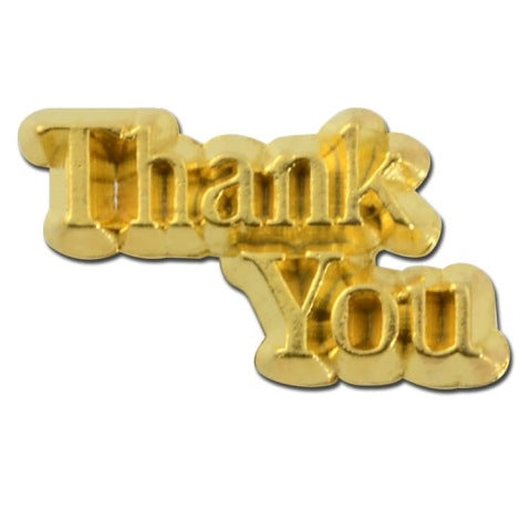 Thank You Lapel Pin – PinSource