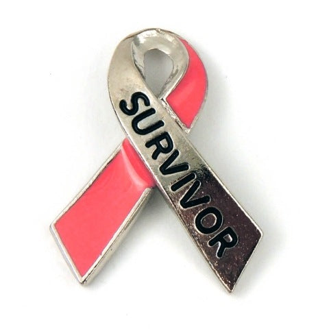 Survivor Ribbon Awareness Lapel Pin