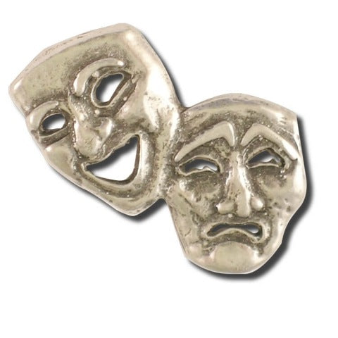 Theater Mask Lapel Pin