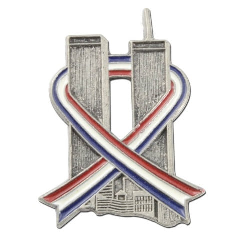 RWB Twin Towers Lapel Pin