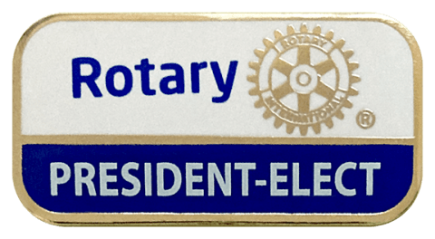 Rotary International - Master Brand President-Elect Lapel Pin