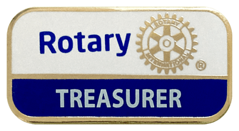 Rotary International - Master Brand Treasurer Lapel Pin