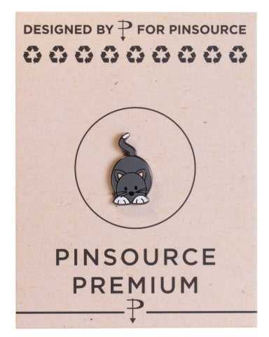 Black Cat Lapel Pin