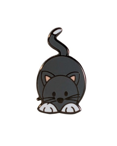 Black Cat Lapel Pin